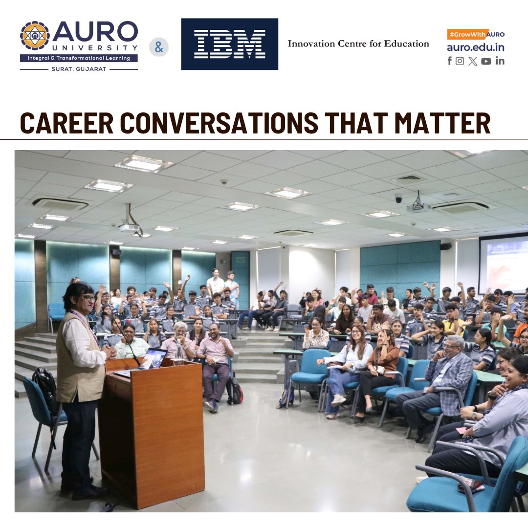 AURO University, Surat tweet media