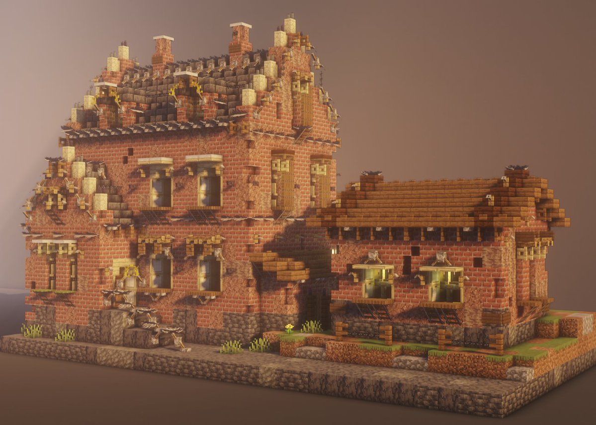 Meni~【@マイクラ建築】 tweet media