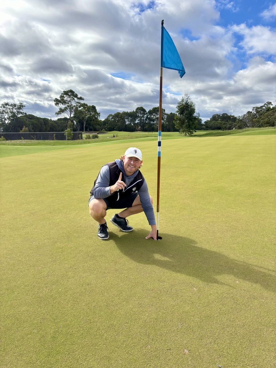 CommonwealthGC's tweet photo. FOUR! The number of golfers who recorded a hole-in-one at Commonwealth today — four.

Three of these aces came on the 9th, with the fourth on the 15th. Congratulations to our golfers, from left to right:
Andrew Spitty
Ben Blaich
Ty Murray
Brent Cowell https://t.co/pAWTAmDrxc