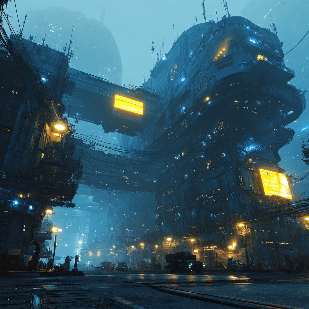 Unique930's tweet image. QT or Share Your SciFi Art
“Signals Beneath the Neon Fog”
#AIart️️️️️️️️️️️️️️️️️️️️️️️️️️️️️️️️️️️️️️️️️️️️️️️️️️️ #neon #fog #dystopian #scifi #scifiart #aiartcommunity