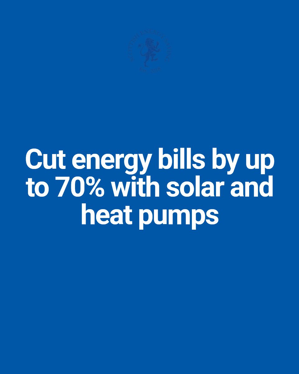 ScotlandEnergy's tweet image. Combining solar PV with air source heat pumps can slash your energy bills by up to 70%. Take control, cut costs, and stay warm all year with tech tailored for Scotland's climate.

scottishenergysaving.co.uk/contact/ #scottishenergysaving #ScotlandGoesSolar