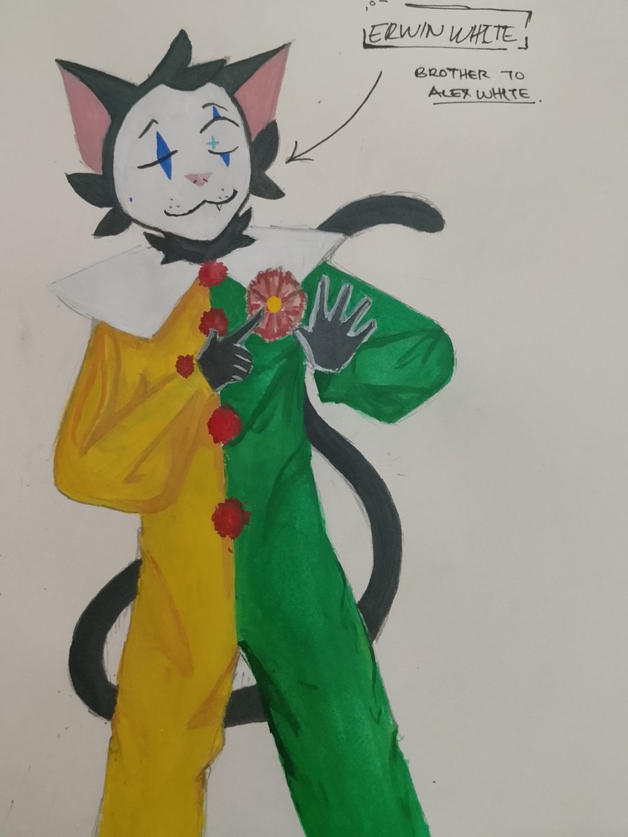 JuzRandomGuy's tweet photo. The make-up made him look like possum for some reason https://t.co/D4u7VKhwni