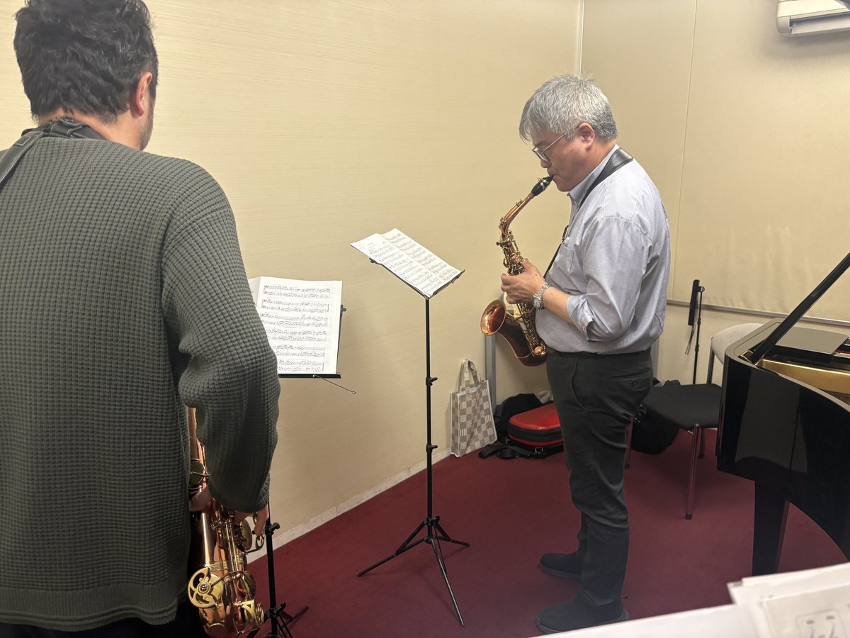 MatsuSaxLabo's tweet photo. ついに明日となりました！特別岐阜公演🎷
コロナ禍で開催中止となり、数年ぶりにやっと実現となりました。
松阪市でとっても好評の本公演、ぜひ多く方にお楽しみいただけますと幸いです。
皆さまのご来場、お待ちしております🎵

📢Web予約 本日締切  お申し込みはこちら💁🏻‍♀️
https://t.co/ZDTX27FJ9W https://t.co/IxFJz1CV4P