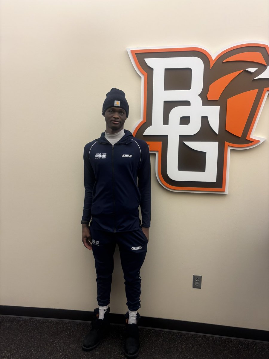 I will back out visiting <a href="/BG_Football/">BGSU Football</a> today for Junior Day!!! Excited to watch the spring practice <a href="/CamdenDietz/">Camden  Dietz</a> <a href="/TheD_Zone/">The D Zone</a> <a href="/AllenTrieu/">Allen Trieu</a> <a href="/247Sports/">247Sports</a> <a href="/CoachBlackwell_/">Curtis Blackwell II</a> <a href="/KC_CoachTP/">Coach Terel Patrick</a> <a href="/CoachAronde/">KC_CoachAronde</a> <a href="/MichFBFrenzy/">Michigan Prep Frenzy</a>  <a href="/MIexposure/">Michigan Exposure</a> <a href="/On3/">On3</a> <a href="/Coachvon05/">Kelvon roberts</a>