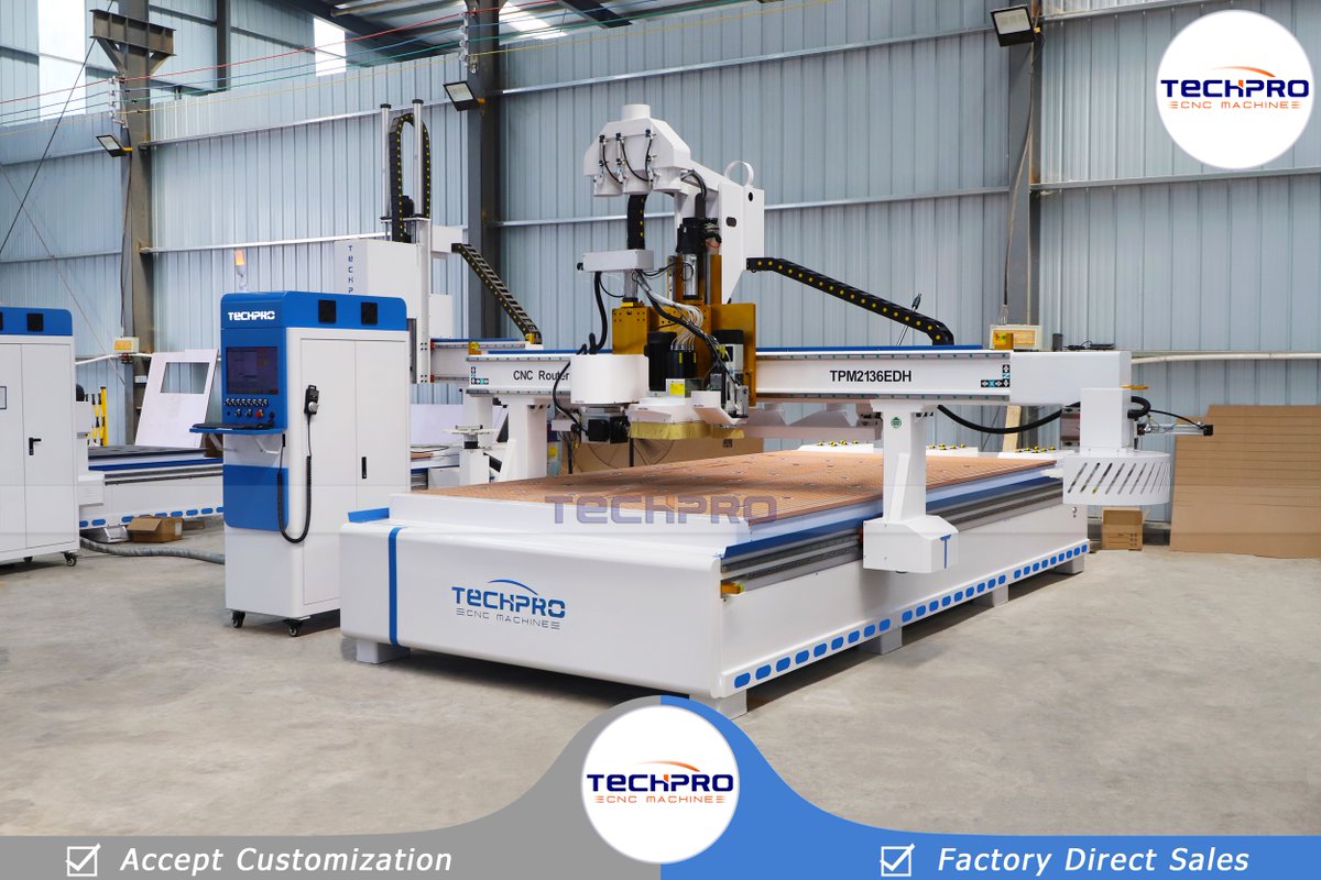 Christytechpro's tweet photo. TechPro ATC Cnc Router Machine With Drilling bank and Horizontal spindle

Email: export05@techprocnc.com
Whatsapp/Wechat: +8615964016376

#cncroutermachine #drillingunit #wooddrillingmachine #cncboringmachine #spindlemotor #cncwoodrouter #engravingmachine https://t.co/xx1H2kjjEa