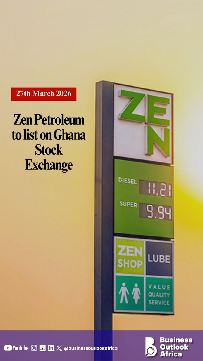 BOwithVKL's tweet image. ZEN Petroleum Holdings PLC is raising GH¢640m through an IPO on the Ghana Stock Exchange, one of the biggest listings by a local downstream firm in recent years.
Strong institutional demand has already fully backed the offer.
#ZENPetroleum #GSE #IPO #GhanaEconomy #EnergySector