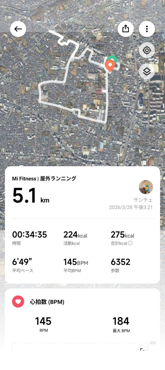 10yen_punch's tweet image. 朝ラン13.25kmと午後ラン5.1km🏃
光が丘公園でお花見ジョグを楽しんできました🌸
#ジョギング #ランニング 
#jogging #running #mifitness