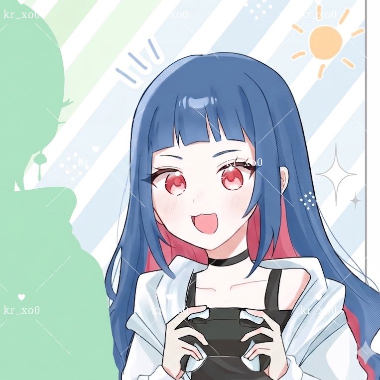 kr_xo0's tweet photo. どちらも相互様との描き合いです♩
ありがとうございました❕🌷 https://t.co/KD5gVHmAEM