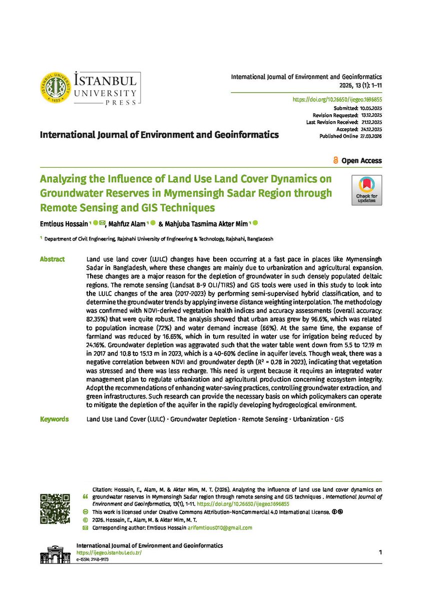 Environment Geoinformatics tweet media
