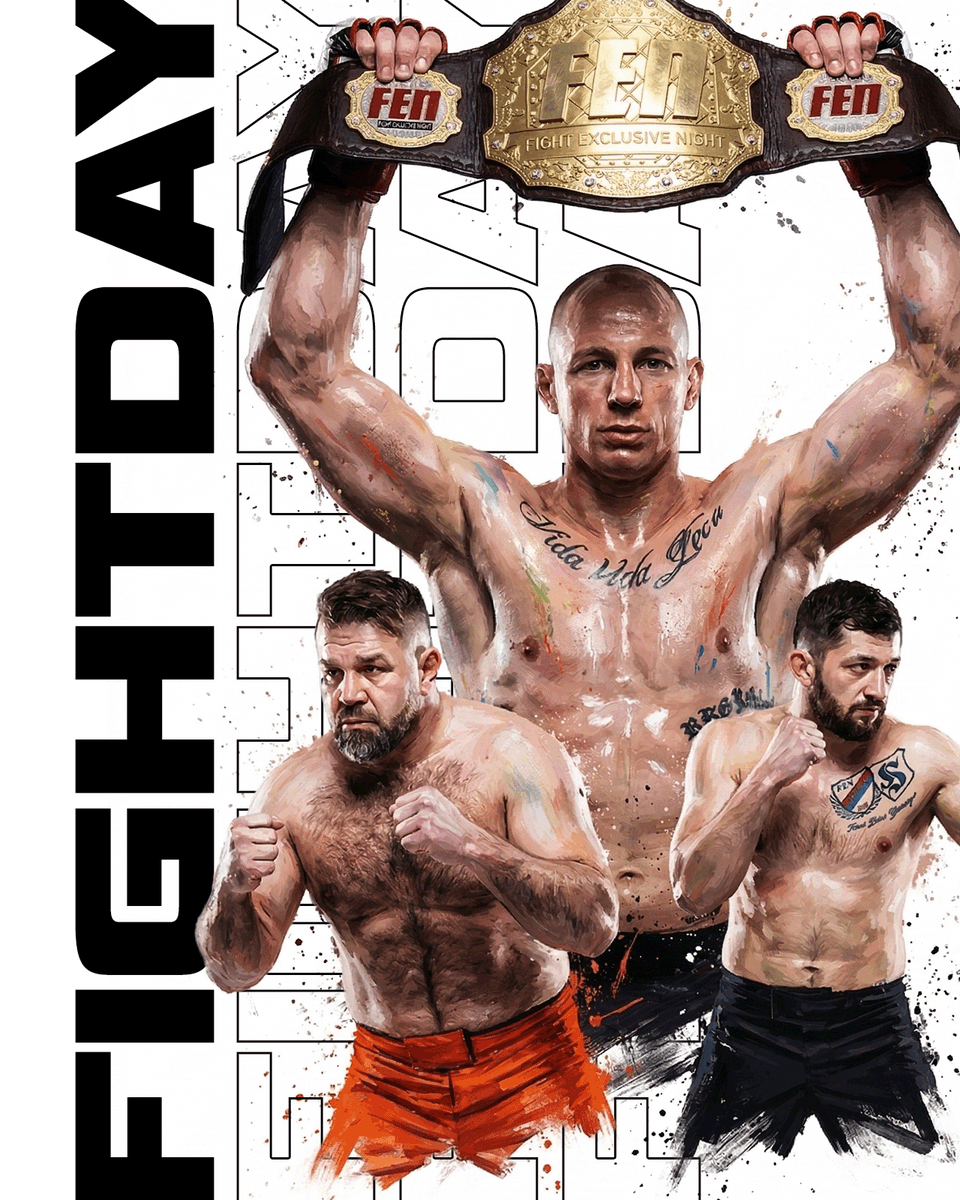 ⚔️ IT'S FIGHTDAY 😍 #FEN62 

⚡️ Ruszamy o 20:00 na antenach <a href="/CANALPLUS_SPORT/">CANAL+ SPORT</a> studiem w wykonaniu <a href="/BorekMati/">Mateusz Borek</a>, o 20:15 zaczynamy kartę wstępną, około 21:00 odbędzie się Ceremonia Ważenia oraz rozpoczną się walki w karcie głównej 🫡