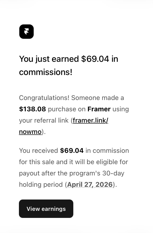 NowMoDesign's tweet image. It’s that simple.

Thanks to @framer &amp;amp; @dubdotco 

#BuildInPublic #Framer #NoCode