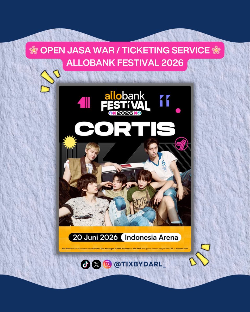 OPEN JASTIP JASWAR CORTIS ALLOBANK LANY PHUWIN tweet media