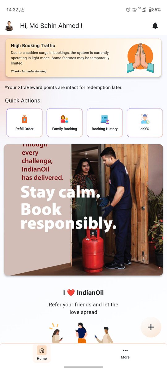 DemocraticKAALA's tweet photo. @IndianOilcl 
Hi team,
I won't be able to update aadhaar from the DIY option given by you. In the application there is no such option found.
kindly help me out because i am out of station and i need to book a cylinder for my family, it's urgent. plz do the needful on priority. https://t.co/W8K2KorxLP