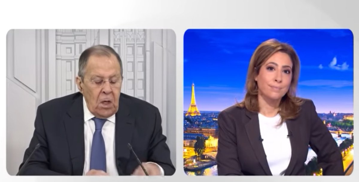 vinceflibustier's tweet photo. L'interview en prime time de Lavrov a probablement beaucoup plus fait pour la propagande russe que toutes les manipulations sur internet de la Russie depuis 4 ans.

À quoi bon avoir des fermes à trolls, d'investir des millions dans de l'ingérence alors qu'il y a Léa Salamé ? https://t.co/2GUvAbJSA3