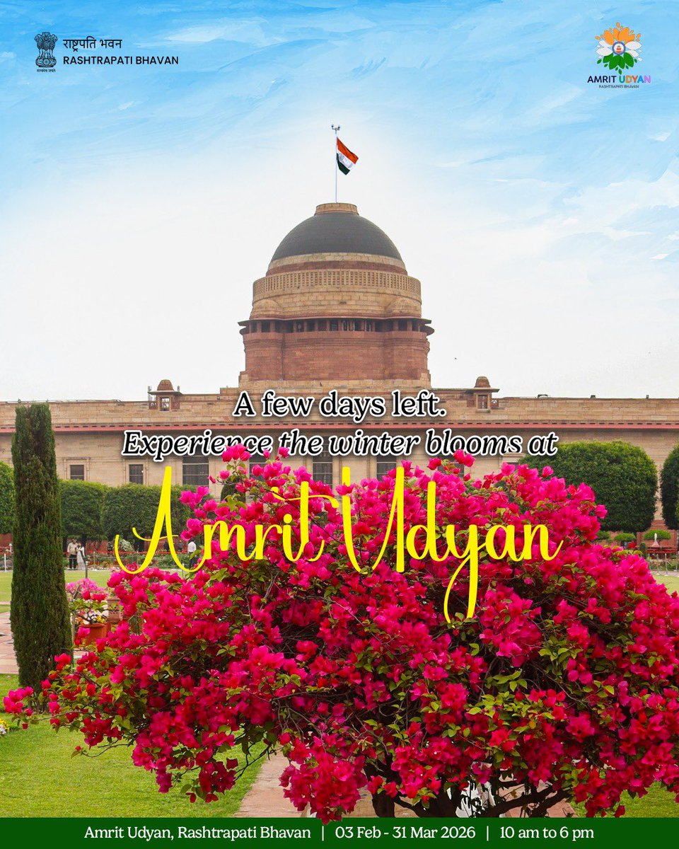 Rashtrapati Bhavan Visit tweet media