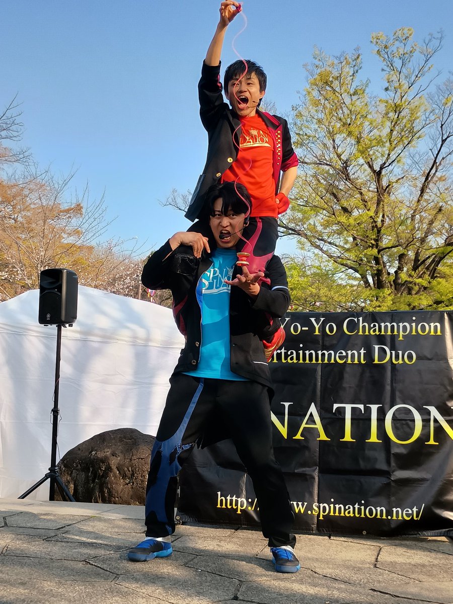 mizukan's tweet photo. さくらSA-KASOまつりにて、SPINATIONさん✨
お二人のアツいパフォーマンスに、こちらまで焦げちゃいます…🫠🔥
※本人に写真掲載の許可は得ています。
#さくらSA-KASOまつり
#SPINATION https://t.co/LYTAfWjcTh