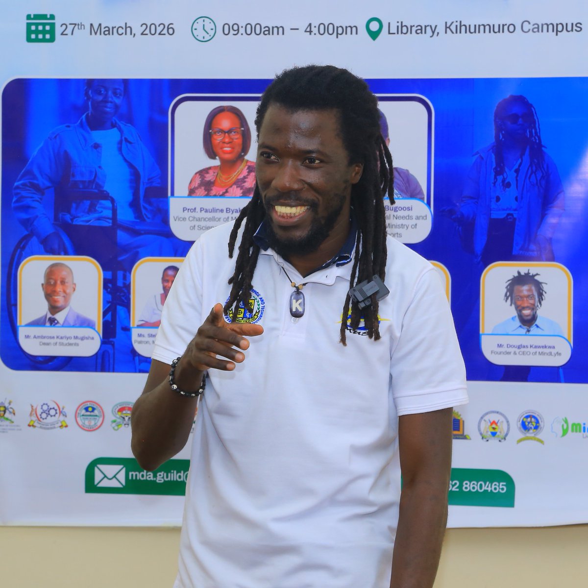 MbararaUST's tweet photo. Mr. Douglas Kawekwa, Founder & CEO at MindLyfe was the keynote speaker at the seminar.

In his presentation, Kawekwa underscored the strong link between mental health and disability inclusion, noting that stigma remains one of the biggest barriers to well-being and help-seeking among students and communities.

“Stigma silences people, isolates them, and often makes individuals delay or completely avoid seeking the support they need, yet early support can make a significant difference in a person’s well-being, recovery, and ability to thrive in academic and social life,” he said.
