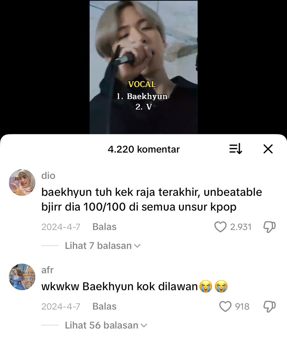 raja terakhir vocalist kpop #BAEKHYUN <a href="/B_hundred_Hyun/">Baekhyun_EXO</a>