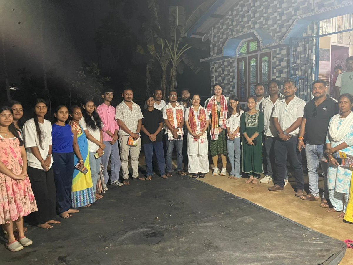 bora_debashree's tweet photo. BJYM Yuva Chaupal held at Palashbari Town Gramya Mandal, Palasbari Assembly. Engaged with youth &amp; locals, discussed grassroots issues and strengthened coordination for inclusive development. https://t.co/GbcvEIgbZK