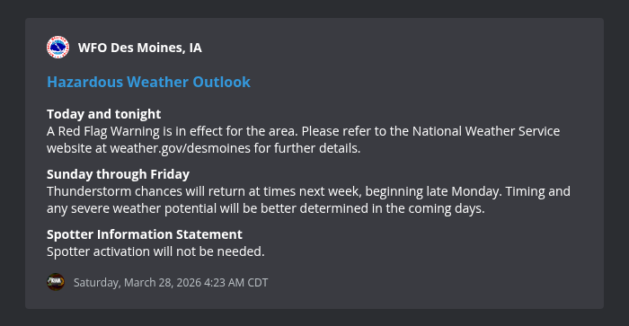 Iowa Weather Network tweet media