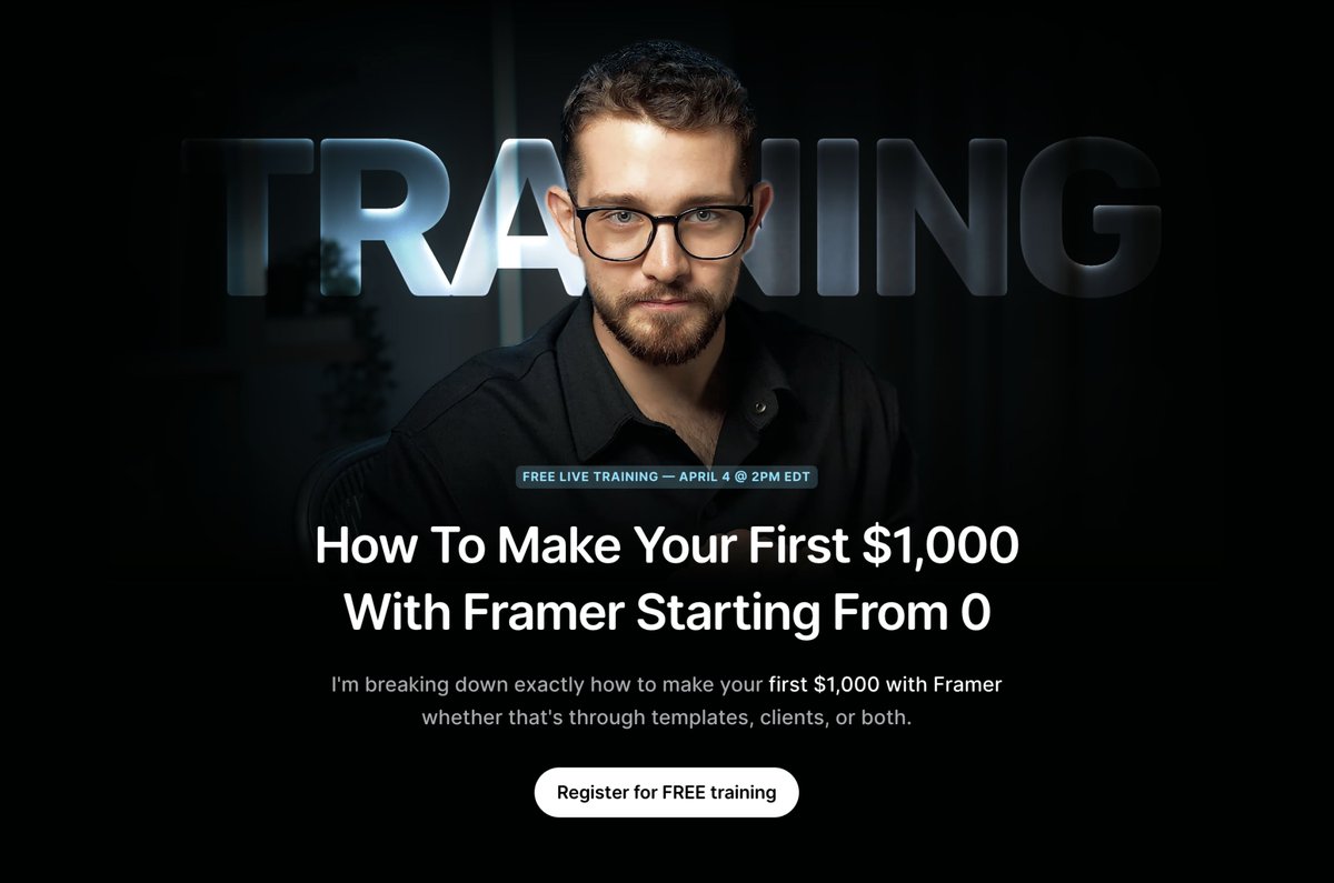 Framer University tweet media