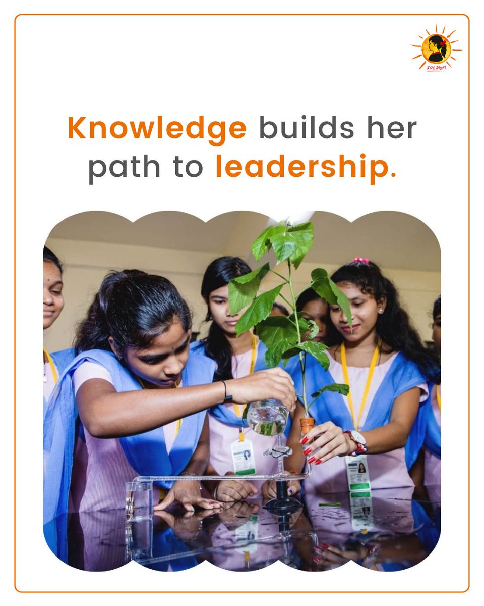 Kanya_Kiran's tweet image. Knowledge builds her path to leadership. With education, she gains the confidence to lead, the courage to decide, and the power to inspire change. #KanyaKiran believes every girl’s learning journey shapes a stronger, brighter future.
.
.
.
.
#EducationForAll #BrightFuture