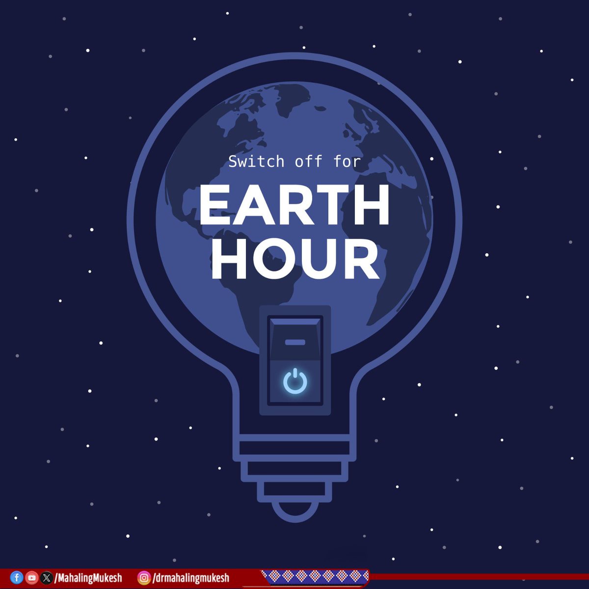 MahalingMukesh's tweet image. #EarthHour ରେ ଆସନ୍ତୁ ଶକ୍ତି ସଞ୍ଚୟ ପାଇଁ ଆମେ ସମସ୍ତେ ଆଗେଇ ଆସିବା। ଆଜି ରାତ୍ର ୮.୩୦ ରୁ ୯.୩୦ ପର୍ଯ୍ୟନ୍ତ ଆଲୋକର ଉତ୍ସକୁ ବନ୍ଦ ରଖିବା। 

#SustainableFuture #SaveEnergy