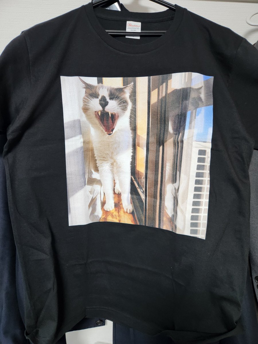 HRHR13_'s tweet photo. Tシャツ作った🐱 https://t.co/tJaBVCyMut