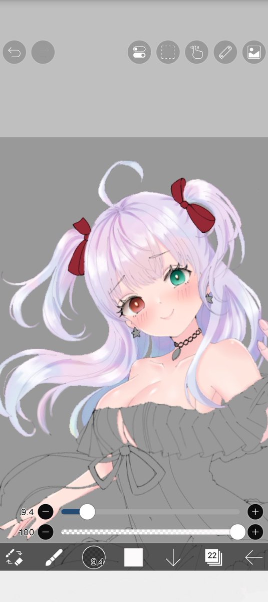 めいﾁｬﾝ(超kawaii♡)@イラスト練習中 tweet media