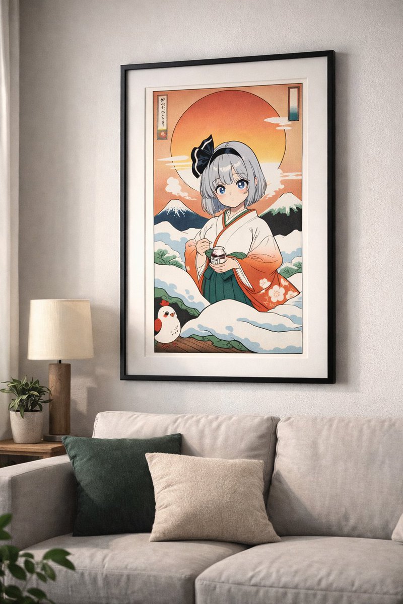 🎨 ACHILLEA_Ukiyoe 🏮 tweet media