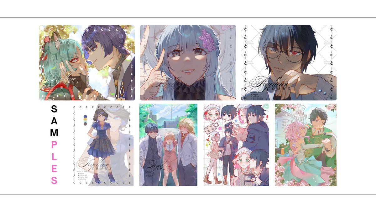 Ay 🌸| April comms 3/5 tweet media