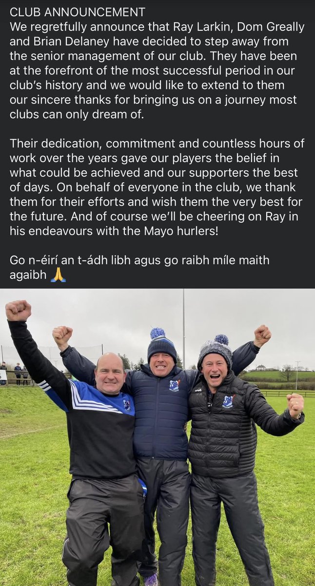 Tooreen GAA Hurlers tweet media