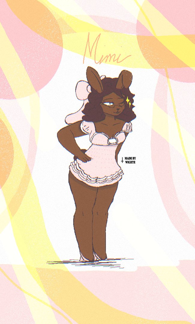 a girl i met asked me to draw her as a bunny