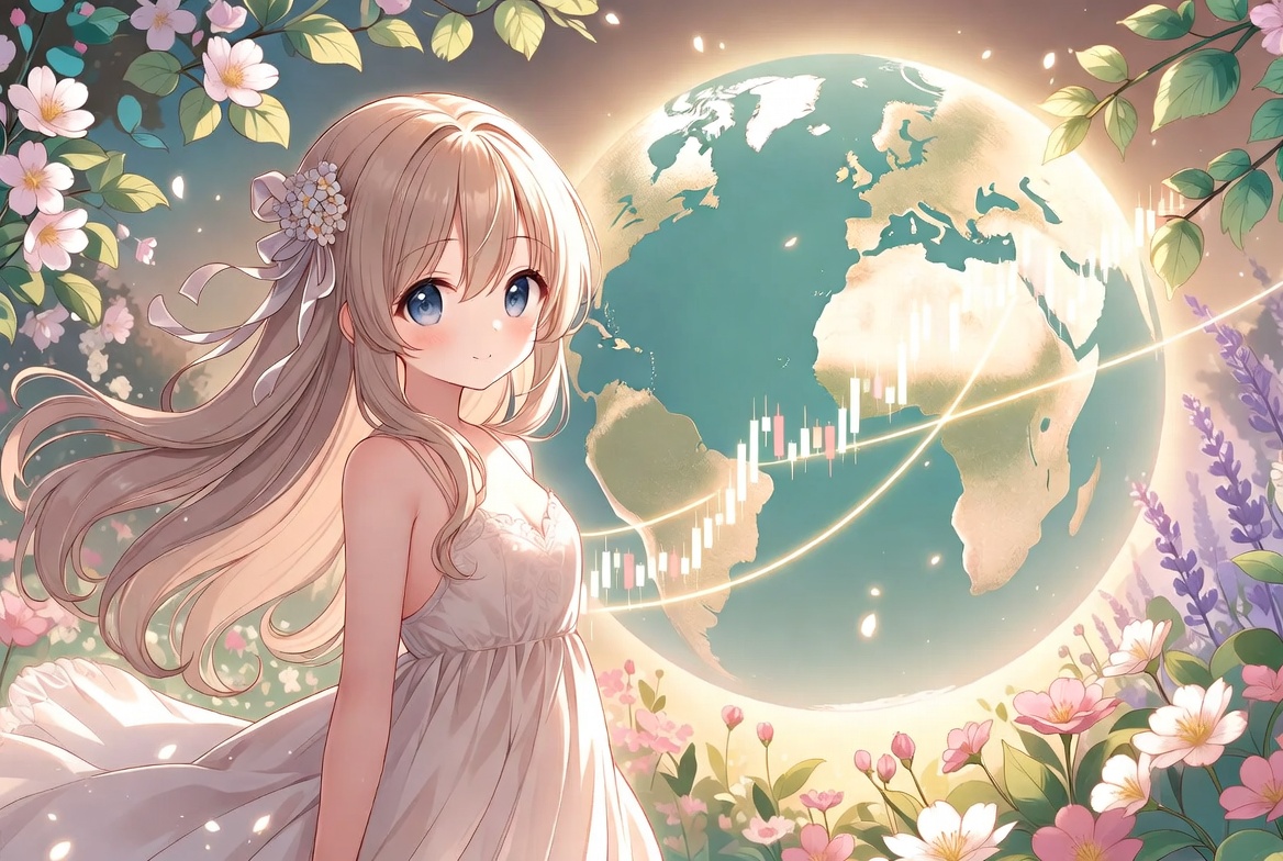 osxea's tweet photo. 晩春の空気が映す地球の脈拍🌍

米欧アジアの指数が揺れ✨
世界の気配がぱたり値に滲む📉

地政金利決算がふわり🌤
“呼気と吸気”となって市場を動かす📊

晩春の光が🍃
世界の連動の輪郭を静かに浮かべる🌱

その脈拍を読むまなざしが💛
そっと未来の相場をひらく🌼

#株価指数 #世界市場 #清明の季節 https://t.co/D0fCdNRk6Q