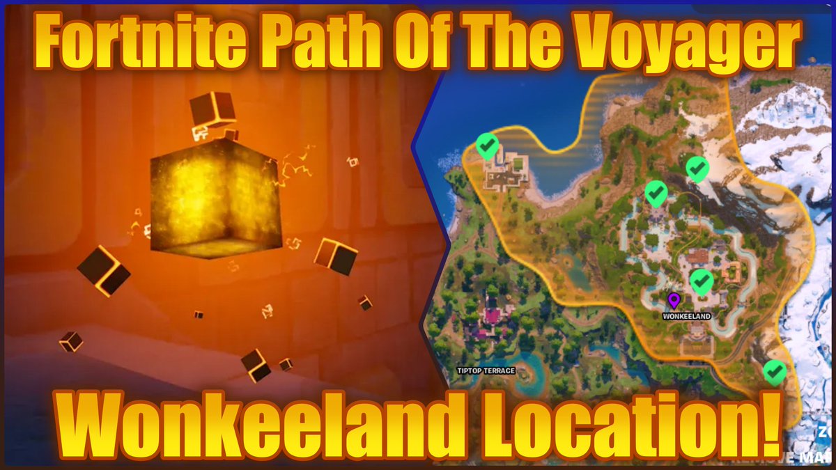 Fortnite Path Of The Voyager Quest - All Wonkeeland Cube Locations! youtu.be/g__dyCMOa6g?si… via <a href="/YouTube/">YouTube</a> 
#Fortnite #FortniteQuest