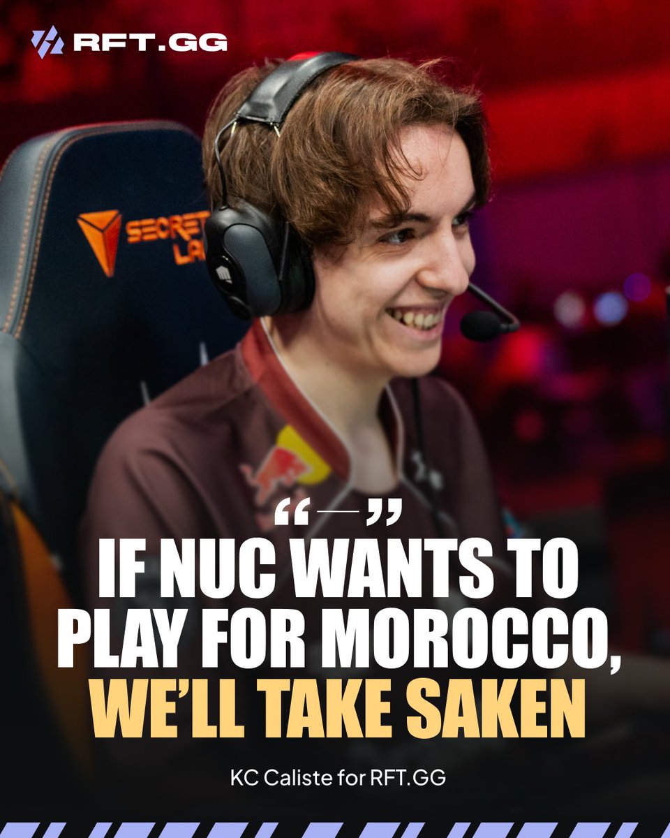 Caliste 🇫🇷 on his dream roster for Team France at the ENC:

"If nuc wants to play for Morocco, good luck to him. We'll take Saken."