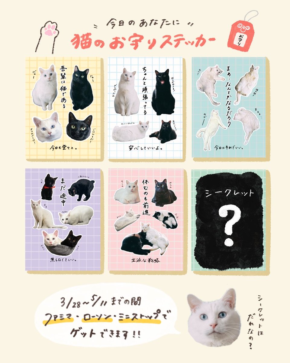 yuiii@ねこ休み展 tweet media