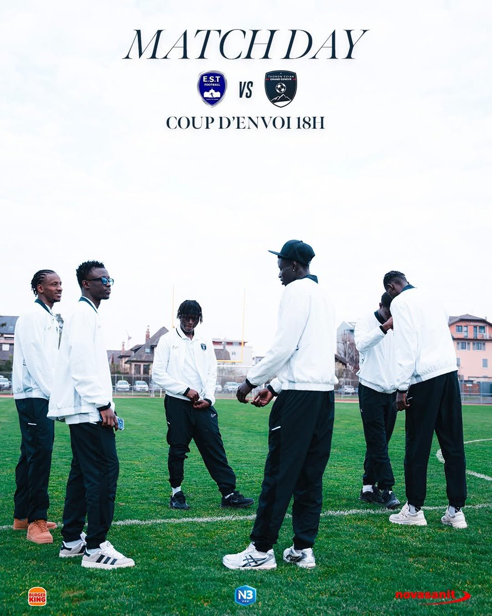 GrandGeneveFC's tweet photo. 𝐌𝐀𝐓𝐂𝐇 𝐃𝐀𝐘 🔵⚪
Journée 21, cap sur Thaon 🦁
Nos Lions se déplacent au Stade Robert Sayer avec une seule mission : revenir avec les 3 points !
🕕 18h00
Allez les Bleus et Blancs ! 💙🤍
#TEGGFC #MatchDay #National3 #GrandGenève #AllezLesLions #football https://t.co/FNKNQUKu8n