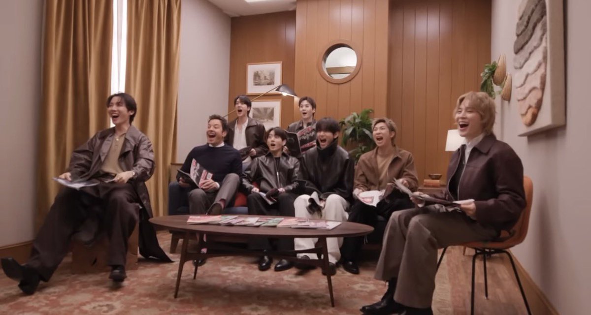 Emily’s first concert ever was HOPE ON THE STAGE in NYC last year 🥹 She shared “ His energy is unreal”. She also attended the Run Jin EP concert after. During The Fallon she shared that after the initials surprise, Jimmy spoke to them talked while Jimin said they were great,