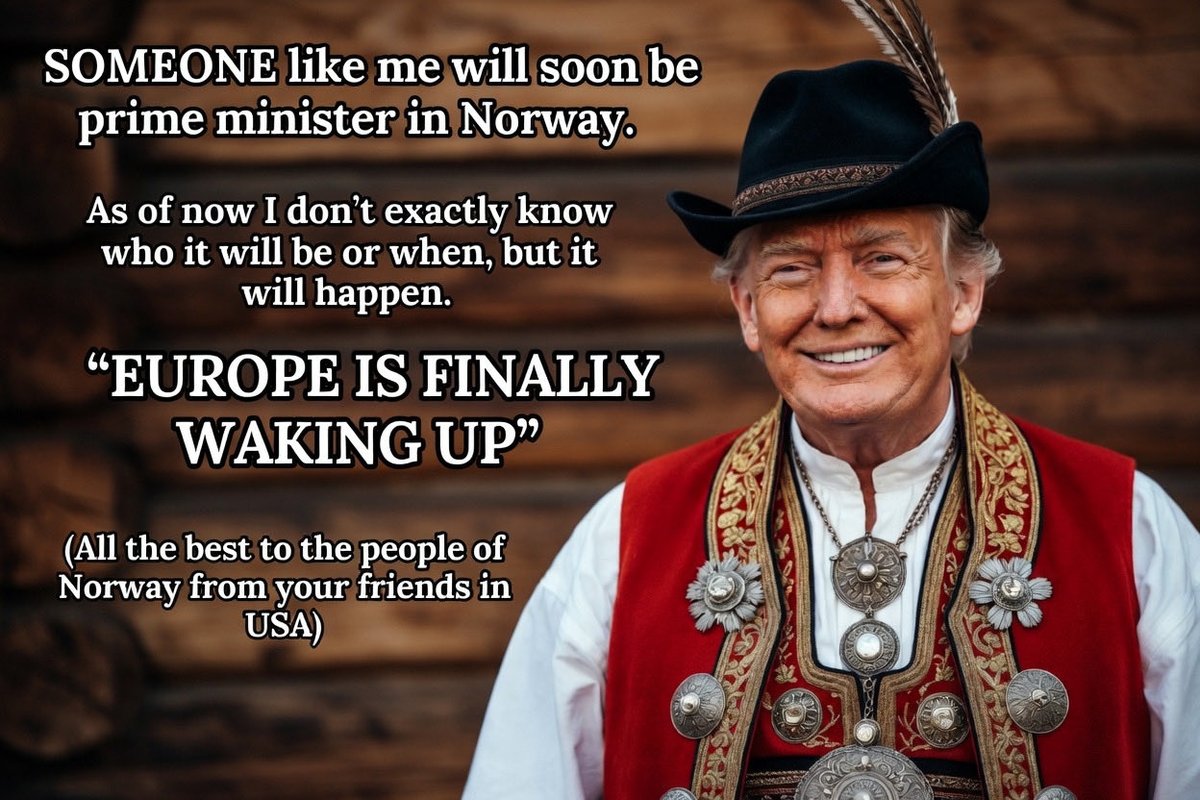 hjernevakta's tweet photo. WOW🇳🇴🇺🇸#GlobalistSvik #NeiTilEU #Folkevilje https://t.co/DVpSkxW2rW