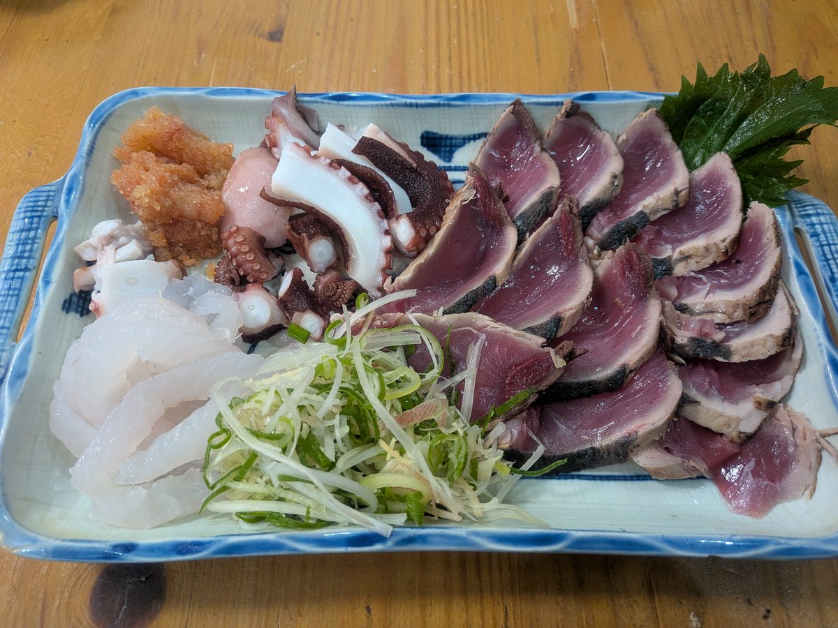 今日の刺身できた！
何か色々増えた！（笑）