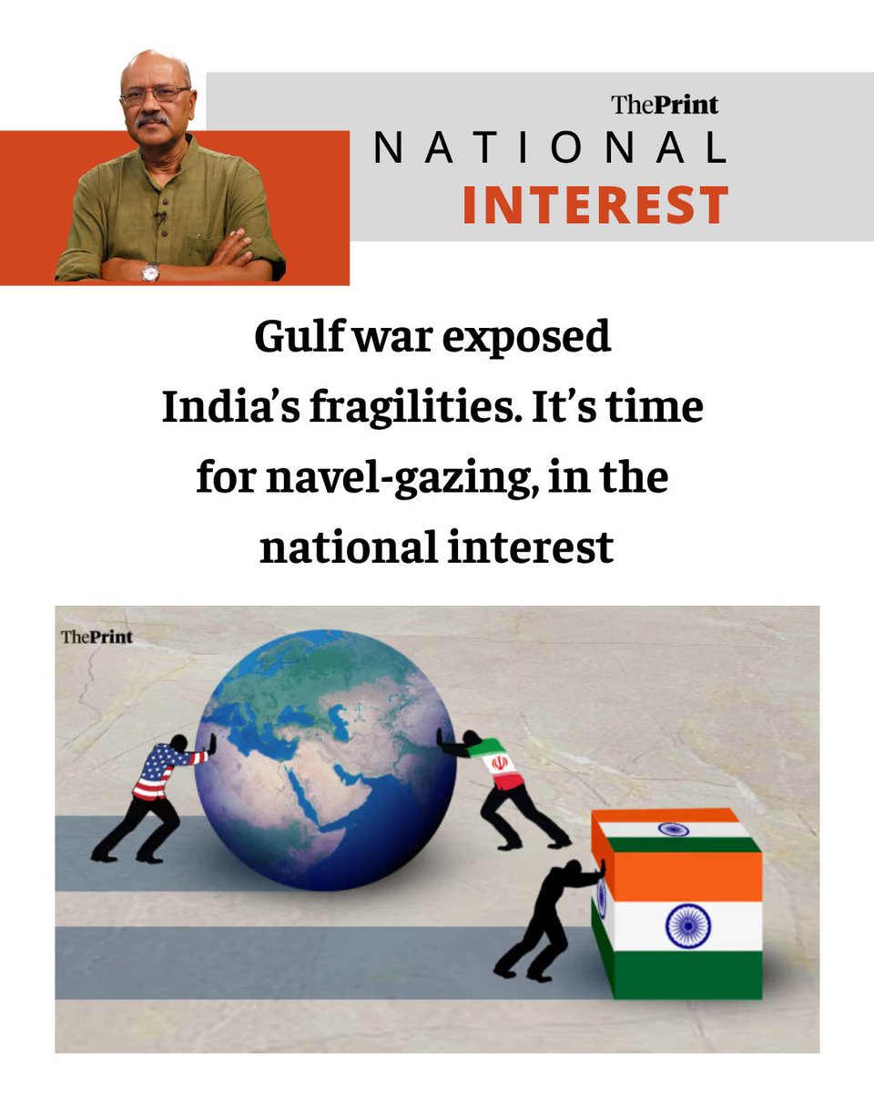 ThePrintIndia's tweet image. It’s easy to understand why the government can’t speak the hard truth. When this war ends, as all wars do, India’s interests will lie with both the winner and the loser. 

ThePrint Editor-in-Chief @ShekharGupta writes  

Read #NationalInterest

tinyurl.com/2cwwv7ey