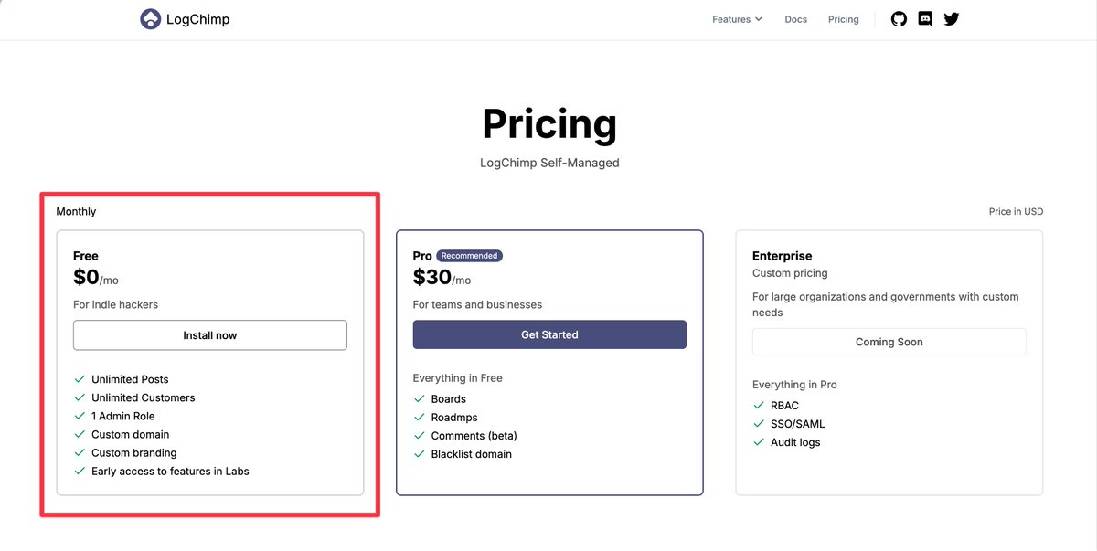 mittalyashu77's tweet photo. Hey folks,

Tired of building stuff your users never asked for?

Made some nice upgrades to LogChimp’s FREE plan:
- Unlimited posts
- Custom domain &amp; branding
- 1 admin

Now it’s even easier to let your customers tell you exactly what they want. https://t.co/r1r6RAZxRb