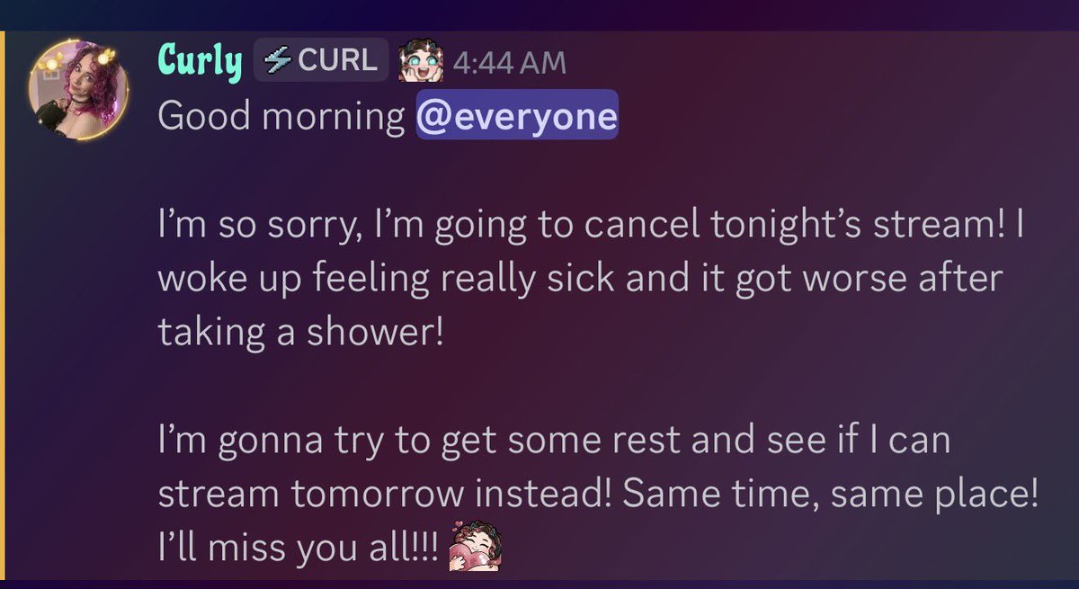 Curly tweet media