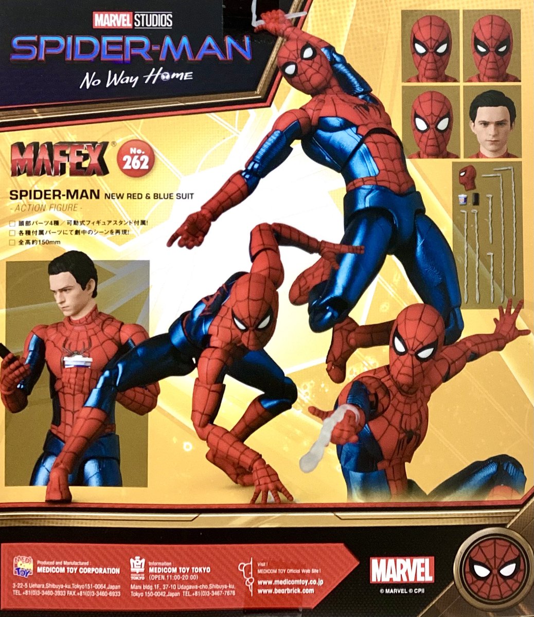 新製品入荷情報！】 MAFEX No.262 SPIDER-MAN NEW RED ＆ BLUE SUIT