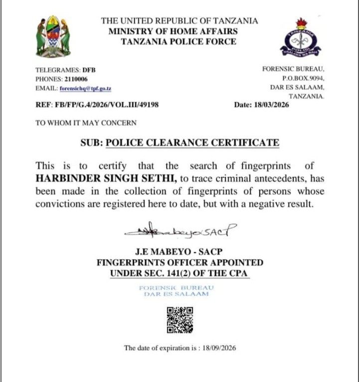 NevilleMeena's tweet photo. Jeshi la Polisi limetoa hati (certificate) ya kusafisha (clear) tuhuma za uhalifu  kwa mmiliki wa IPTL, Seth Harbinder. Juni 2021 Seth aliachiwa chini ya utaratibu wa Plea Bargaining, na kutakiwa kulipa Sh.biloini 26 na Mahakama ya Hakimu Mkazi Kisutu. 😳👐👐 https://t.co/sedRvt2v6V
