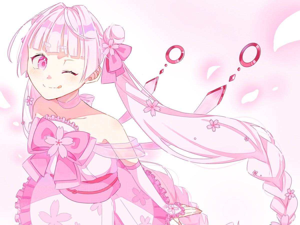shiroart32's tweet photo. 1日遅刻‼️ ※再掲
#さくらの日　#イラスト https://t.co/12vfY9C41p