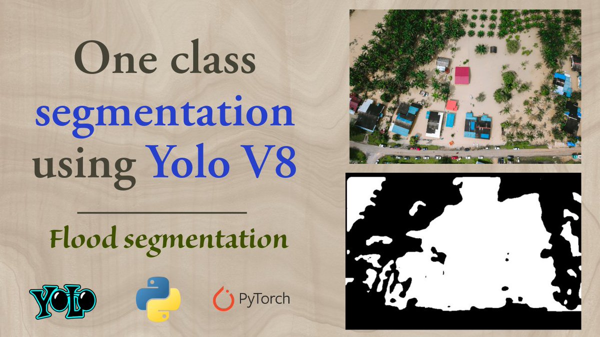 eran_feit's tweet photo. Master real-world flood detection with YOLOv8 Segmentation! 🌊

Eran Feit shares a full breakdown, from source code to a deep-dive video walkthrough.

🔗 Guide: https://t.co/BHxqOWBpOb

🎥 Watch: https://t.co/zrxGiib4NM

#YoloV8 #ImageSegmentation #ComputerVision #AI https://t.co/pk1sAoiYlw