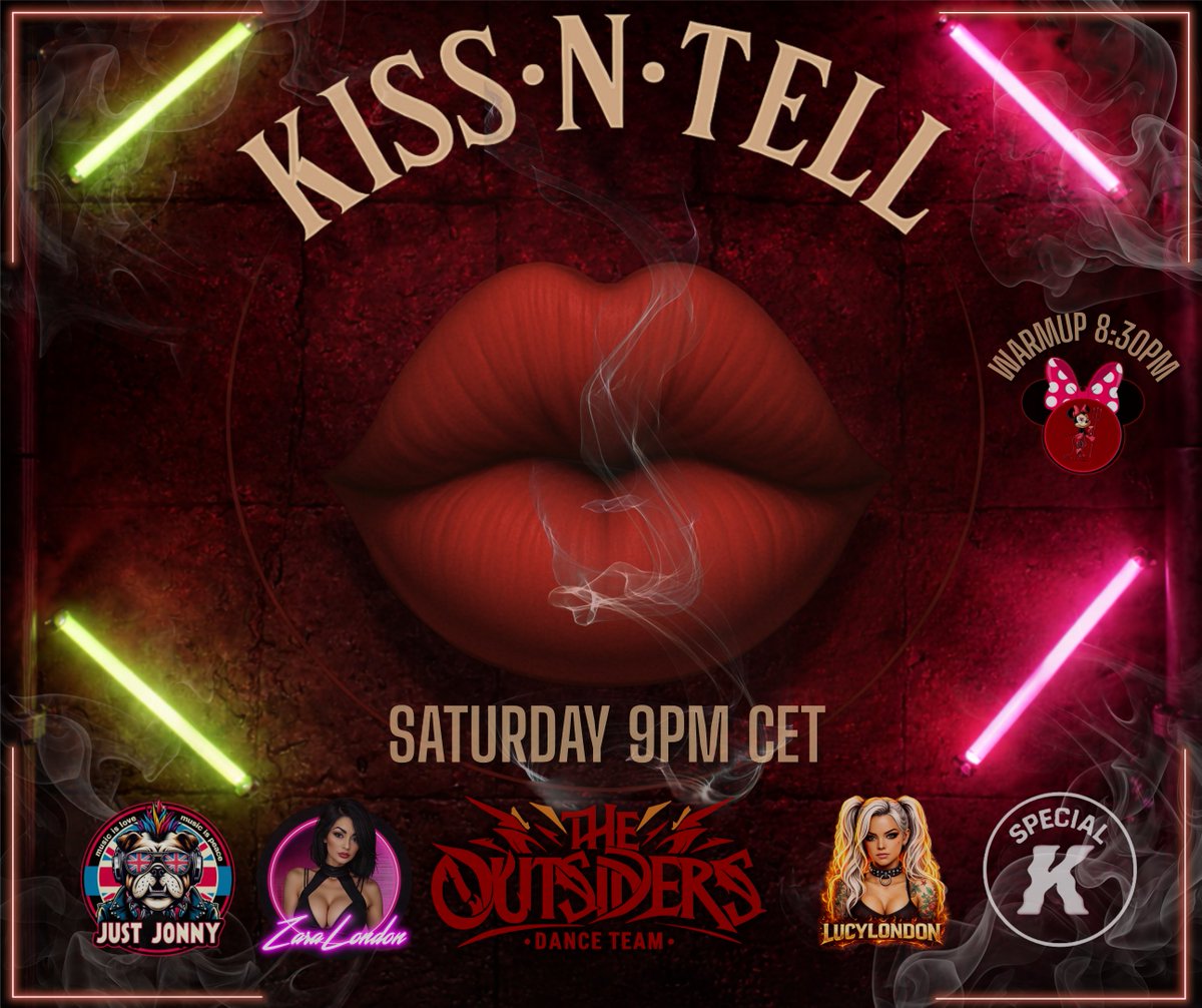 KissNTell3DX's tweet photo. 💋𝑇𝑂𝑁𝐼𝐺𝐻𝑇 𝐴𝑇 𝐾𝐼𝑆𝑆:𝑁:𝑇𝐸𝐿𝐿 💋  

𝐴 𝑙𝑖𝑛𝑒𝑢𝑝 𝑤𝑖𝑡ℎ 𝑎 𝐵𝑟𝑖𝑡𝑖𝑠ℎ 𝑡𝑜𝑢𝑐ℎ 𝑡𝑜𝑛𝑖𝑔ℎ𝑡… 𝑎𝑐𝑐𝑒𝑛𝑡𝑠 𝑠𝑚𝑜𝑜𝑡ℎ, 𝑏𝑒𝑎𝑡𝑠 𝑒𝑣𝑒𝑛 𝑠𝑚𝑜𝑜𝑡ℎ𝑒𝑟, 𝑎𝑛𝑑 𝑎 𝑣𝑖𝑏𝑒 𝑡ℎ𝑎𝑡 𝑝𝑢𝑙𝑙𝑠 𝑦𝑜𝑢 𝑖𝑛 𝑏𝑒𝑓𝑜𝑟𝑒 𝑦𝑜𝑢 𝑡ℎ𝑖𝑛𝑘 𝑡𝑤𝑖𝑐𝑒.  

𝐿𝑖𝑝𝑠𝑡𝑖𝑐𝑘 𝑓𝑟𝑒𝑠ℎ, 𝑙𝑖𝑝𝑠 𝑎𝑙𝑟𝑒𝑎𝑑𝑦 𝑤𝑎𝑖𝑡𝑖𝑛𝑔… 
𝑘𝑖𝑠𝑠 𝑓𝑖𝑟𝑠𝑡, 𝑎𝑛𝑑 𝑠𝑒𝑒 𝑤ℎ𝑎𝑡 𝑔𝑒𝑡𝑠 𝑡𝑜𝑙𝑑. 🖤💋

#3dxchat #HouseMusic