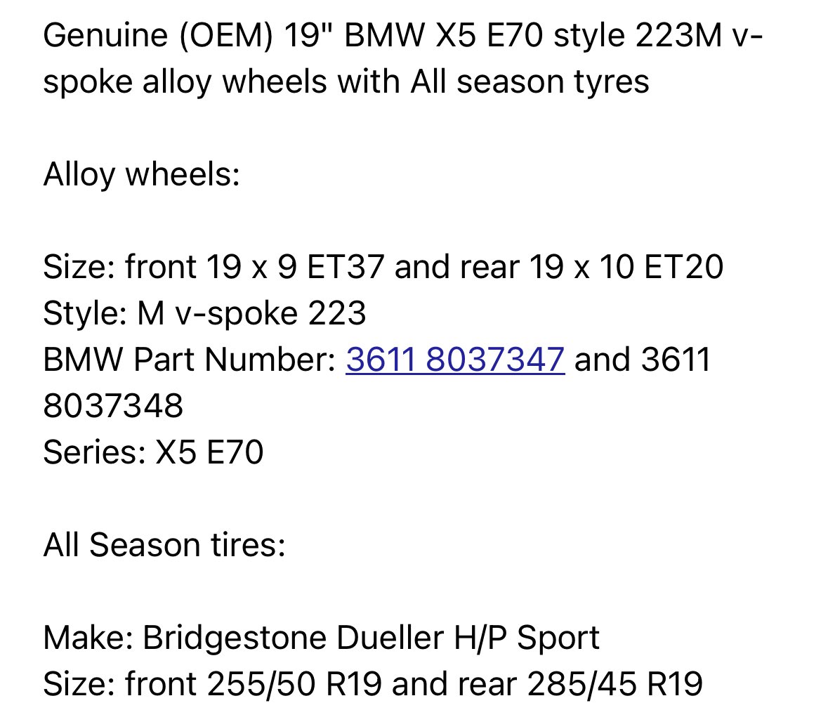 Smallen92's tweet photo. @AutoInfatuation Don’t think front and rear should be the same tyre size as the wheels are an inch wider at the back, what does the sticker on the b pillar say? https://t.co/SGaJEVJUUJ
